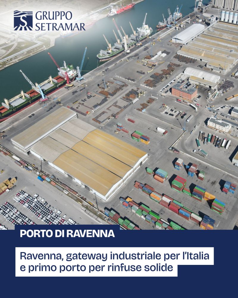 Ravenna, primo porto italiano per le rinfuse solide